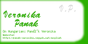 veronika panak business card